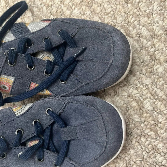 Warmbat slip on sneakers shoes size  5.5 blue - Picture 2 of 7